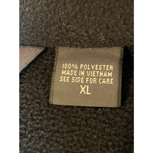 Eddie Bauer Vest Mens Size XL Black Sleeveless Fleece Full Front Zip Up Pockets - Picture 6 of 8